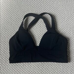 Lululemon Athletic Black Cross-Strap Bra